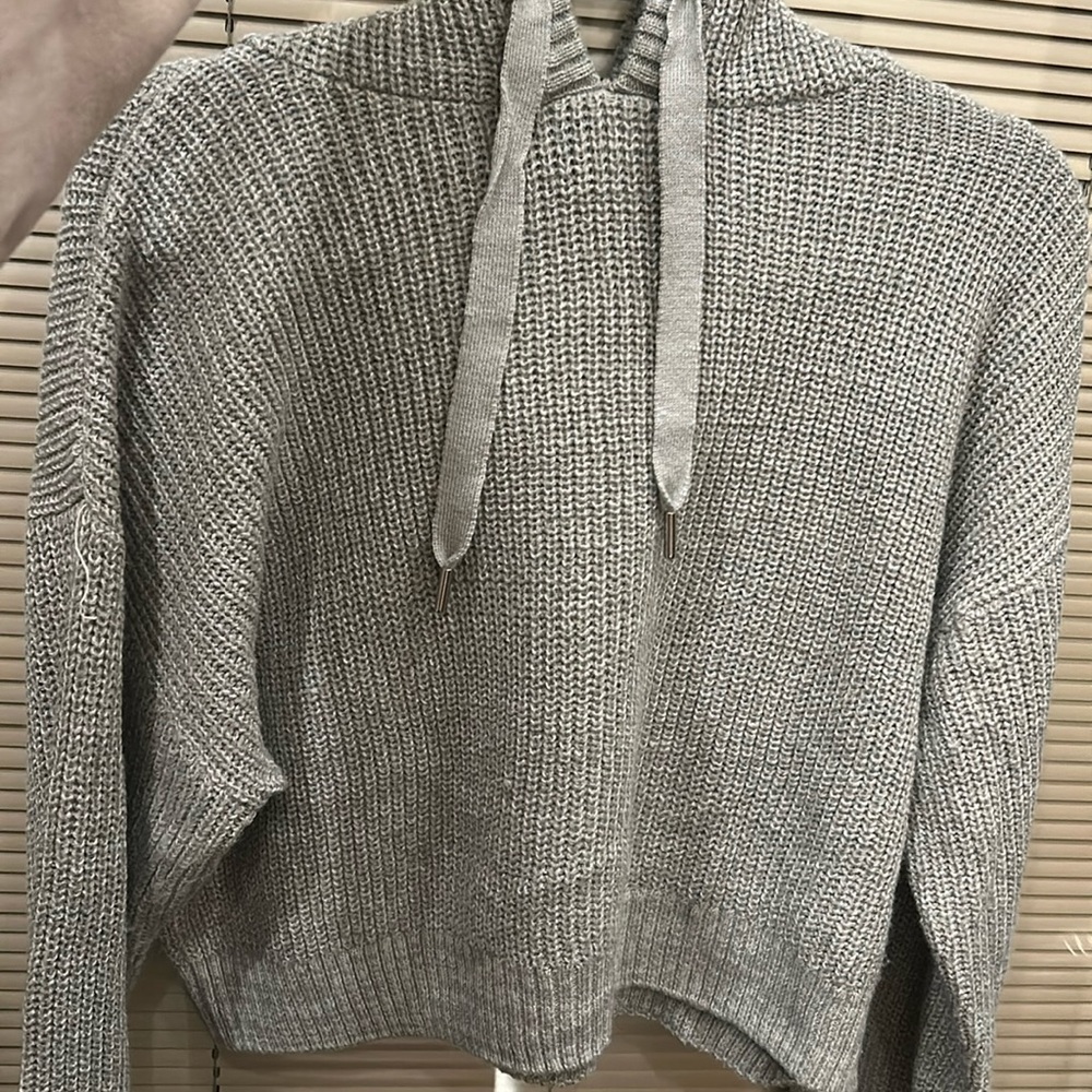 knit hoodie from H&M size M